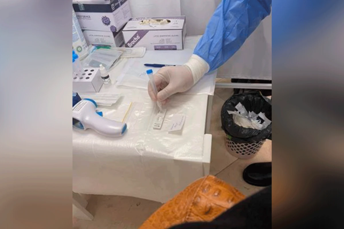Mariya Zaxarova Bakı aeroportunda koronavirus testi vermesi ilə bağlı paylaşım edib Mariya Zaxarova Bakı aeroportunda koronavirus testi vermesi ilə bağlı paylaşım edib