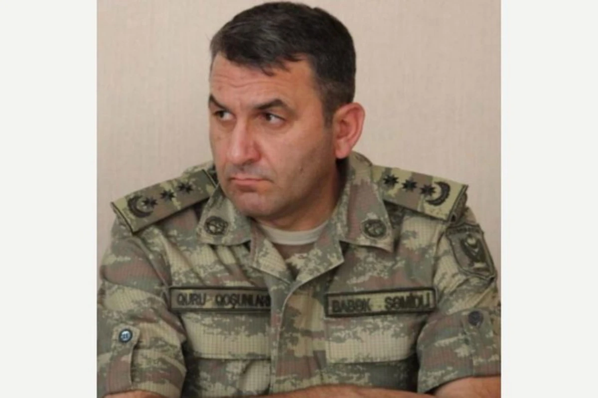 Погиб заместитель командира корпуса, полковник Бабек Самидли