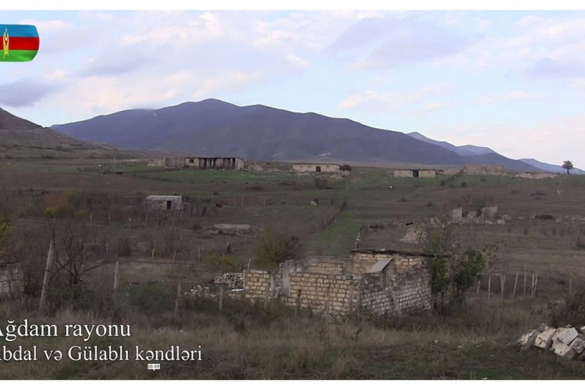 İşğaldan azad olunmuş Abdal və Gülablı kəndlərinin VİDEOgörüntüləri