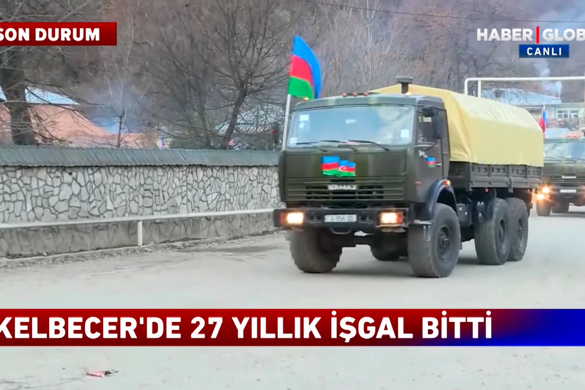Azərbaycan ordusunun Kəlbəcərə daxil olması “Haber Global”da - VİDEO