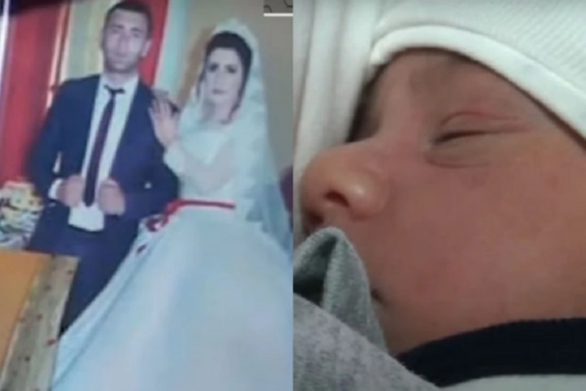 Şəhid baş leytenant ölümündən sonra oğul atası oldu - VİDEO