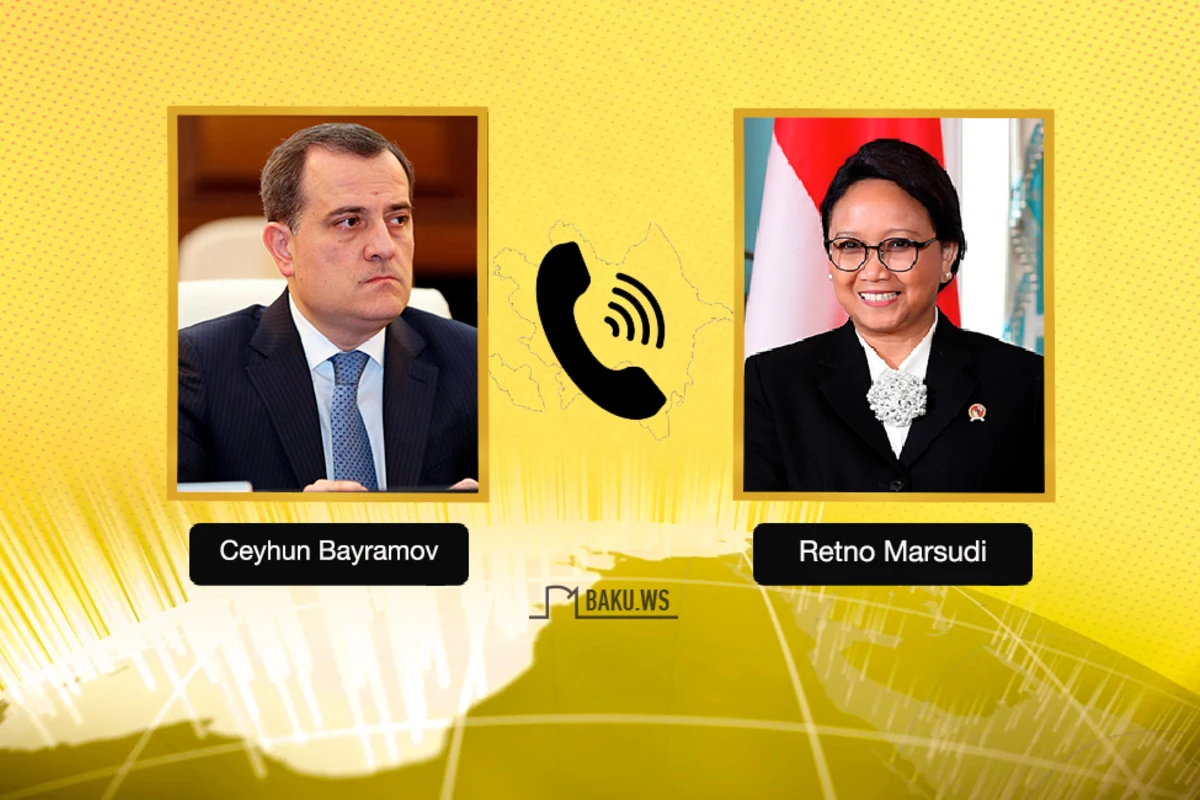 Azərbaycan və İndoneziya xarici işlər nazirləri arasında telefon danışığı olub Azərbaycan və İndoneziya xarici işlər nazirləri arasında telefon danışığı olub