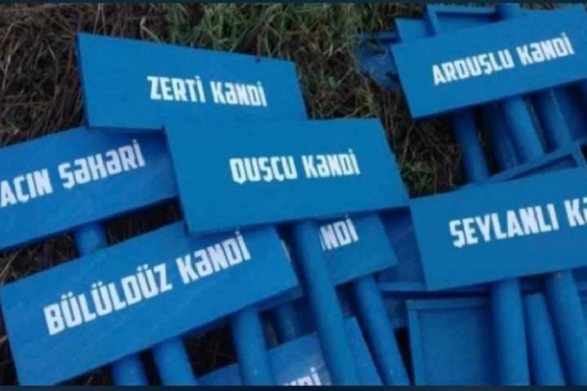 Laçın rayonunun yol nişanları hazırdır Laçın rayonunun yol nişanları hazırdır