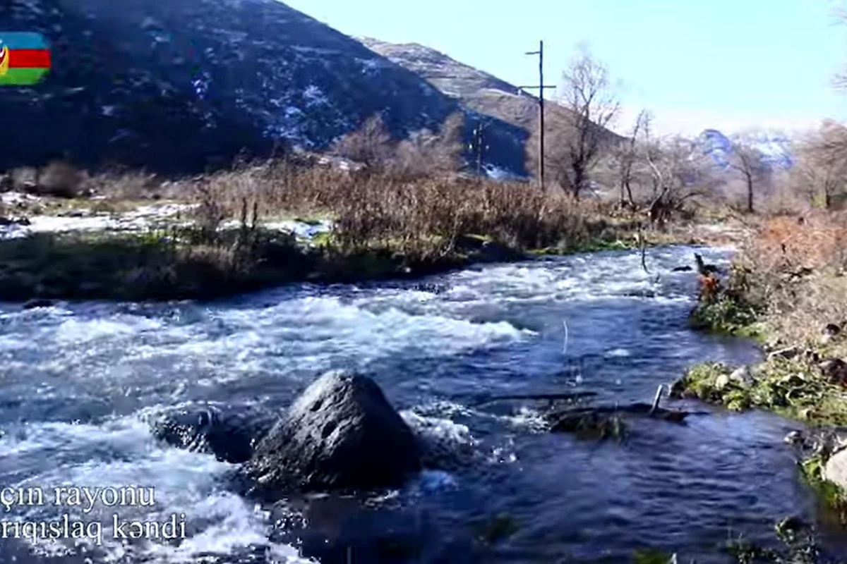 Кадры из села Гарыгышлаг Лачинского района - ВИДЕО
