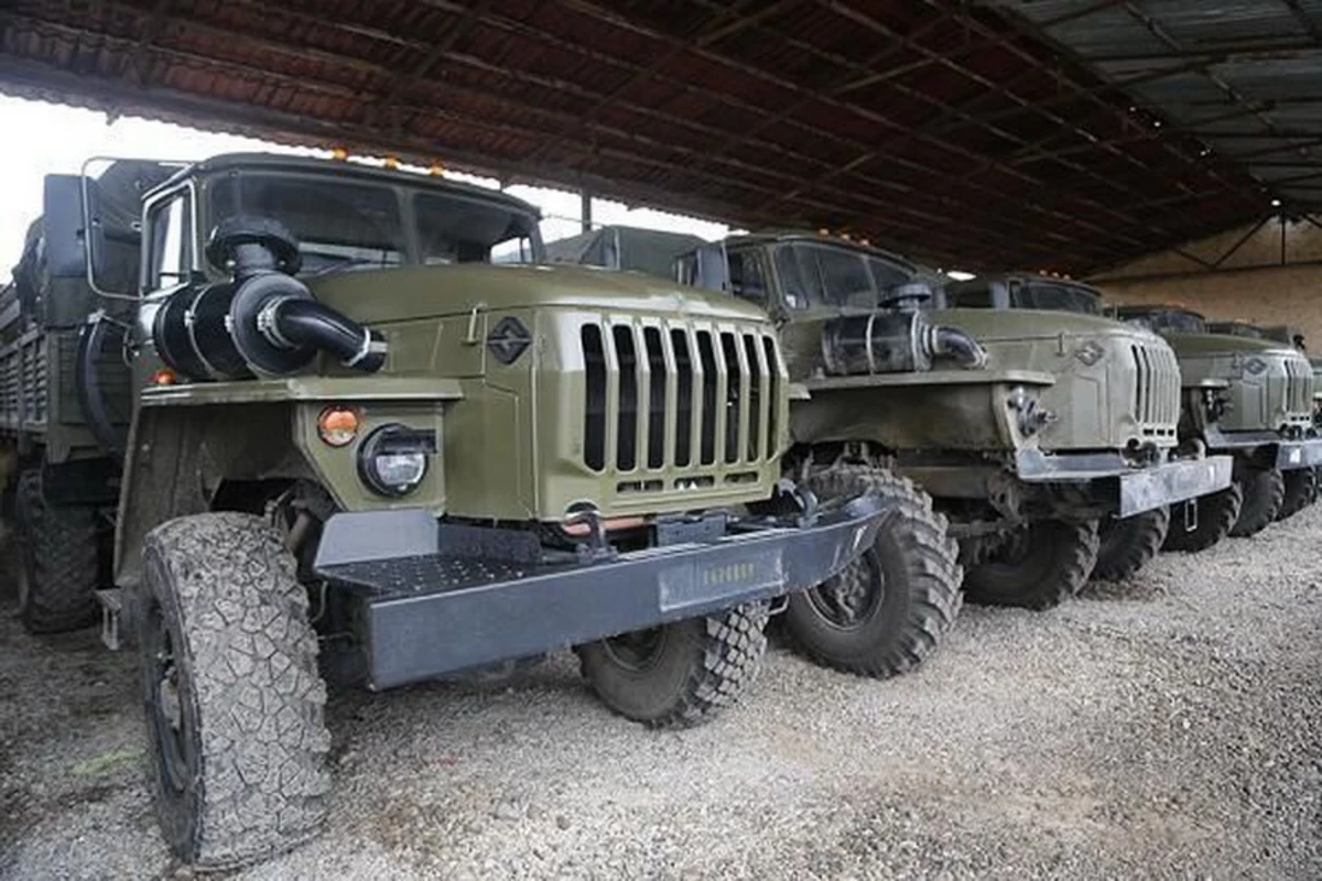 Военные трофеи в Баку - ФОТО