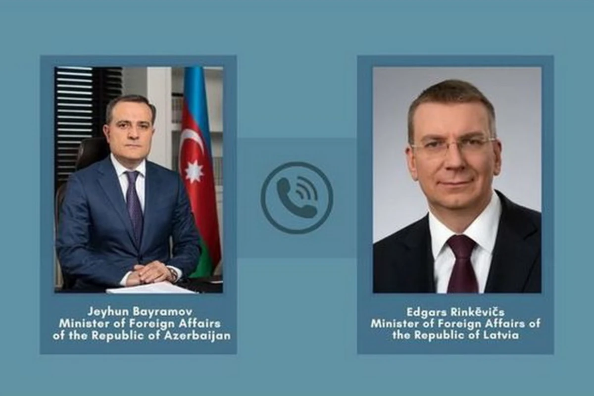 Главы МИД Азербайджана и Латвии провели телефонный разговор