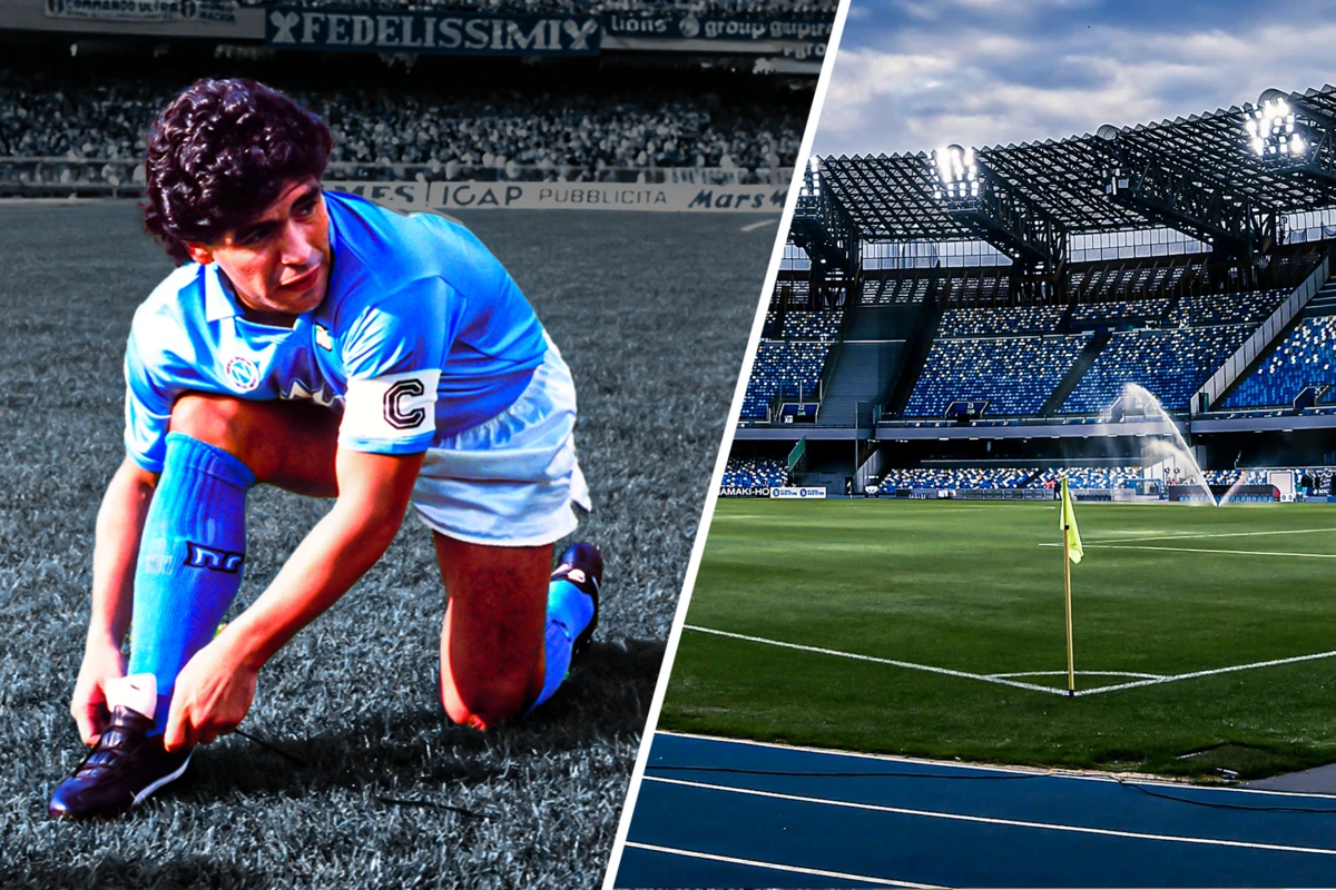 Napolinin stadionuna Maradonanın adı verildi