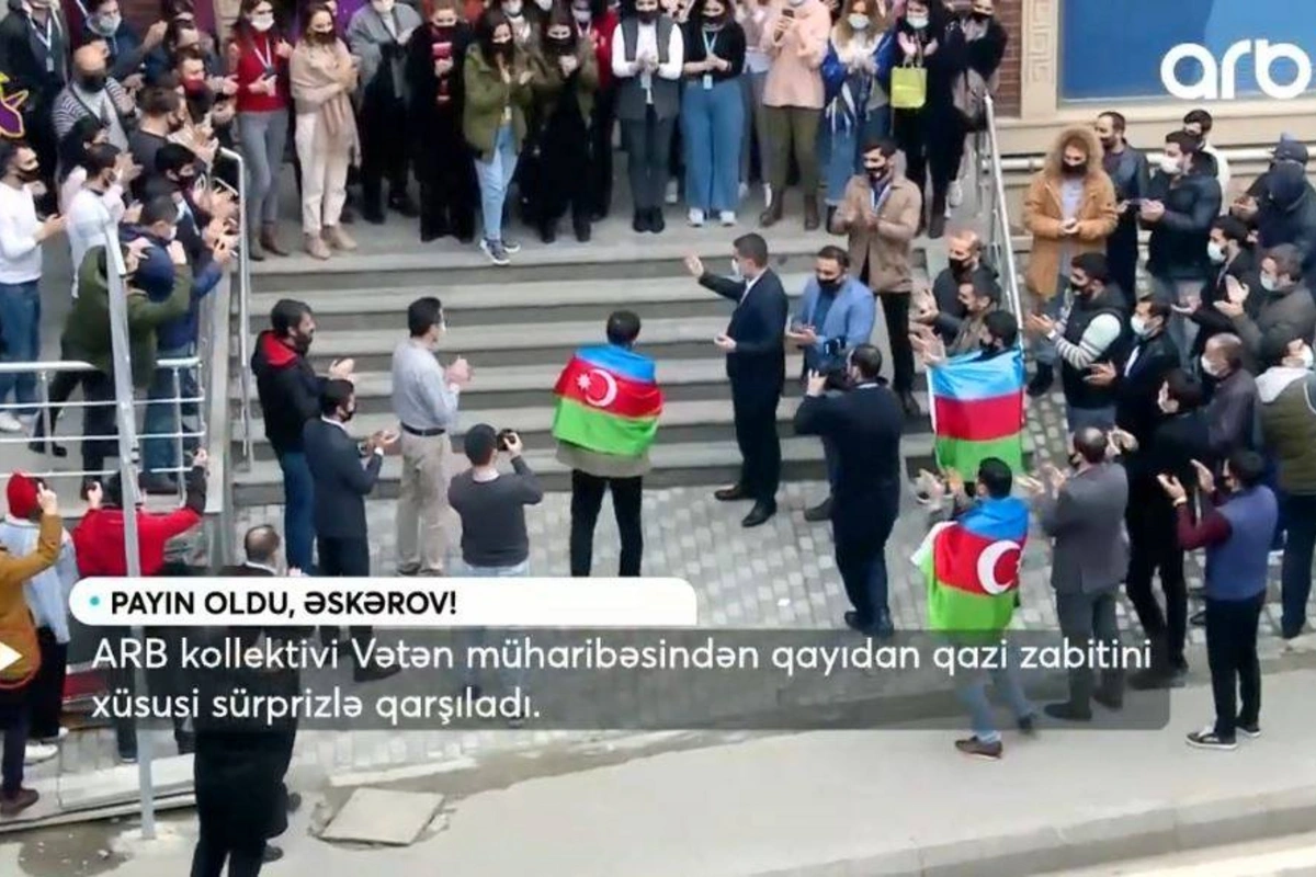 Telekanal Qazisini böyük coşqu ilə qarşıladı – VİDEO