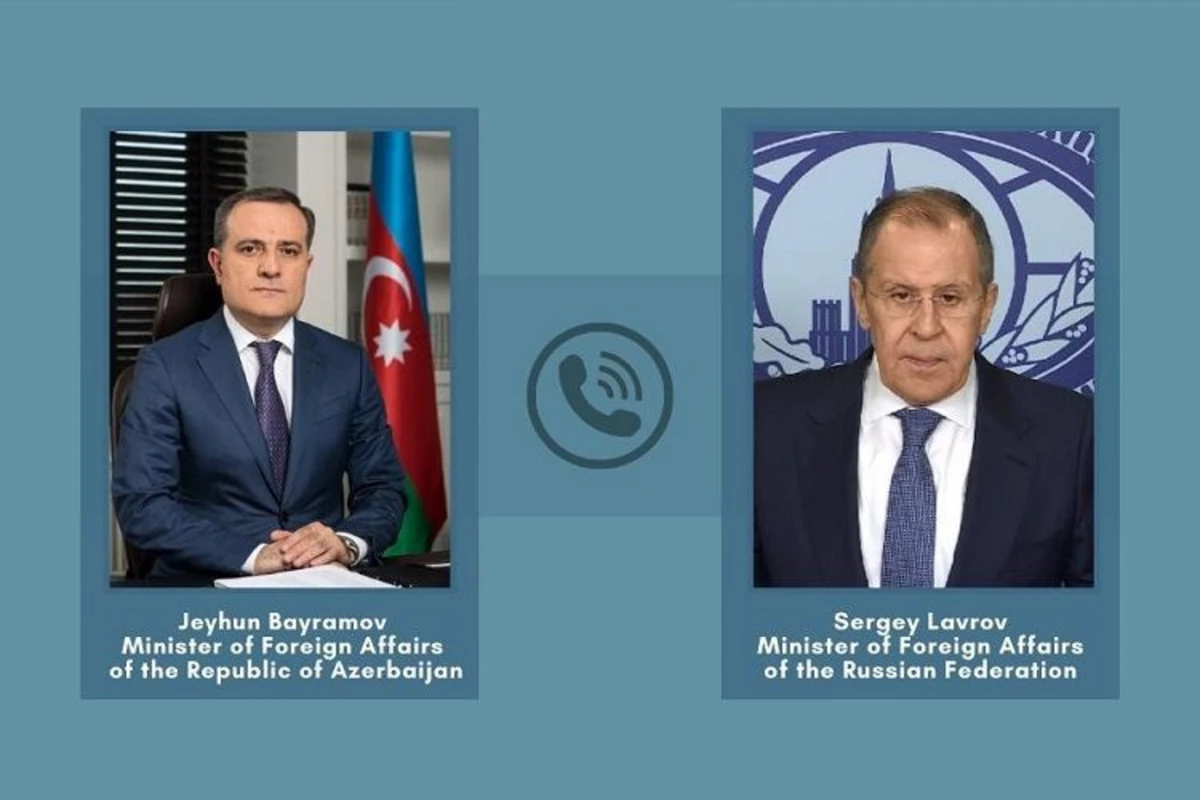 Ceyhun Bayramov Rusiya XİN-in rəhbəri ilə telefonla danışıb
