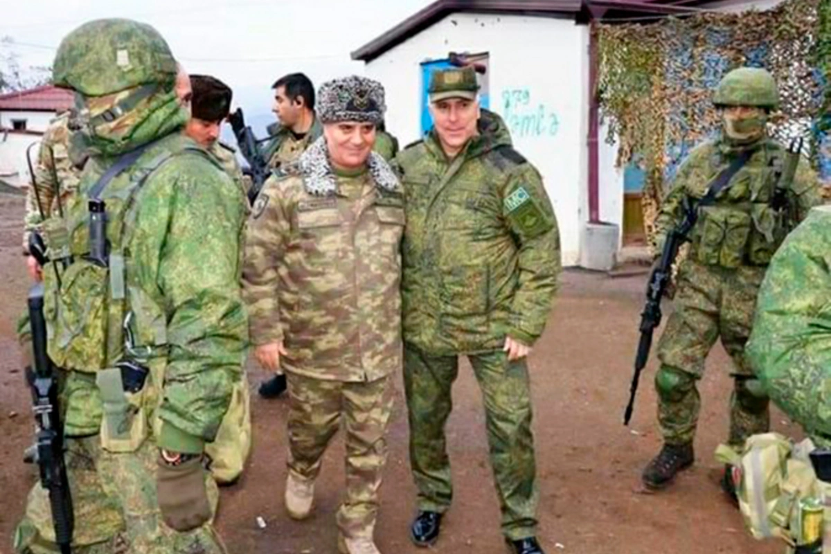 DTX rəisi Qarabağdakı Rusiya sülhməramlılarının rəhbəri ilə görüşdü - FOTO