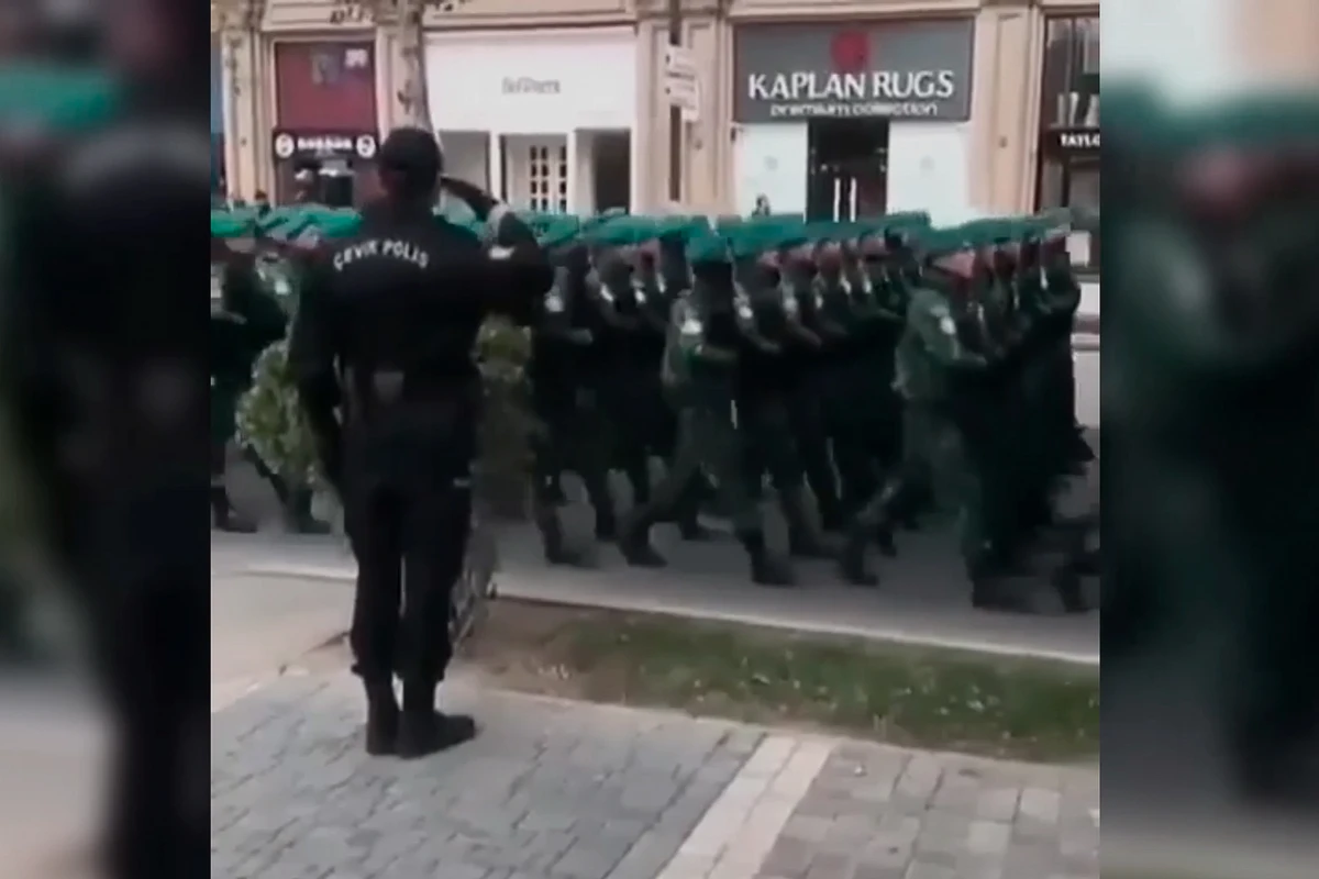 Möhtəşəm parada hazırlığın yeni görüntüləri - VİDEO