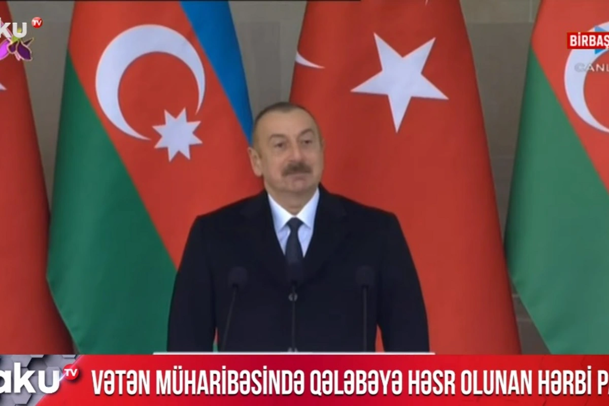 Prezident: Azərbaycan tarixi ədaləti və beynəlxalq hüququ bərpa etdi