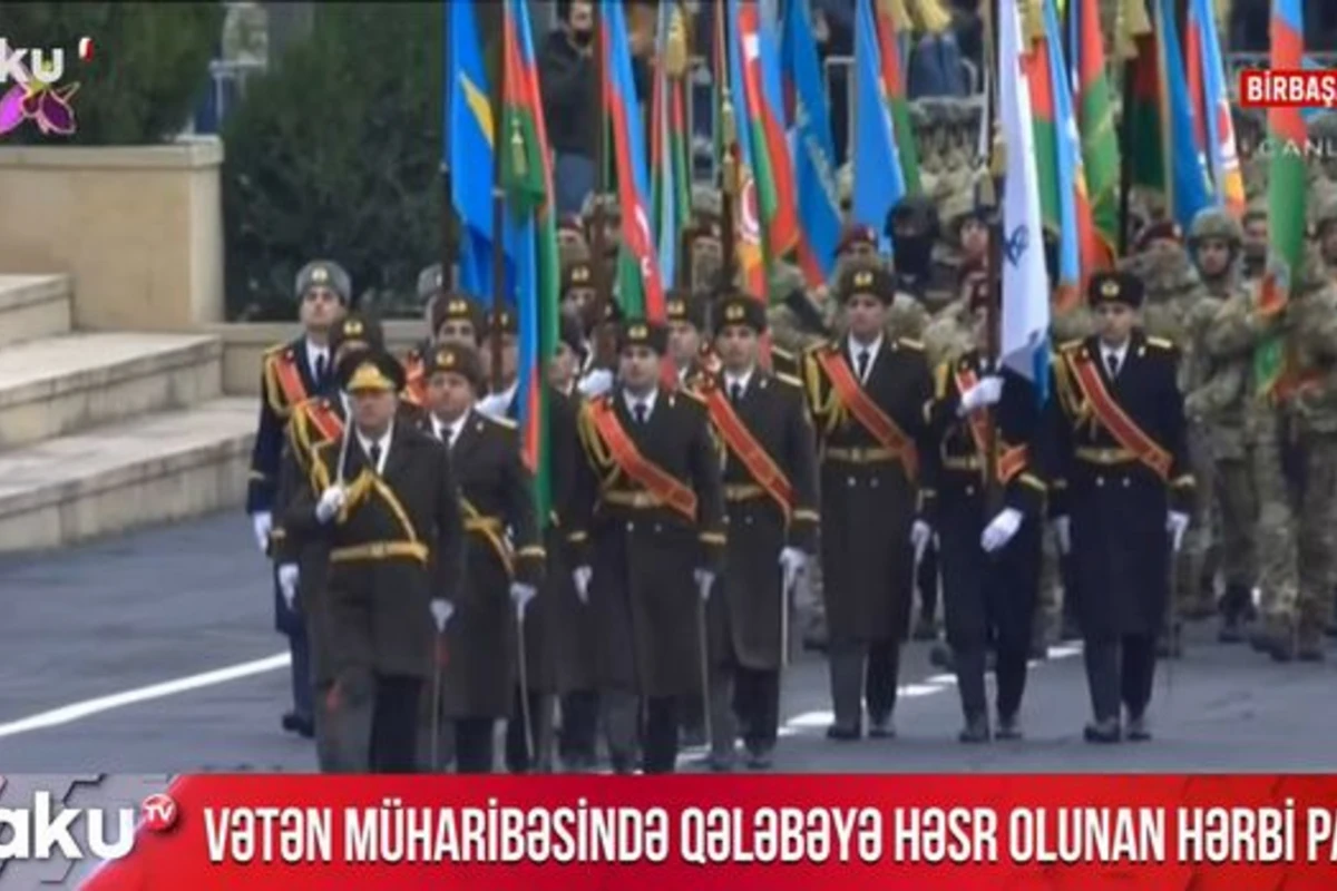 Bakıda Zəfər paradı keçirilib - YENİLƏNİB - VİDEO