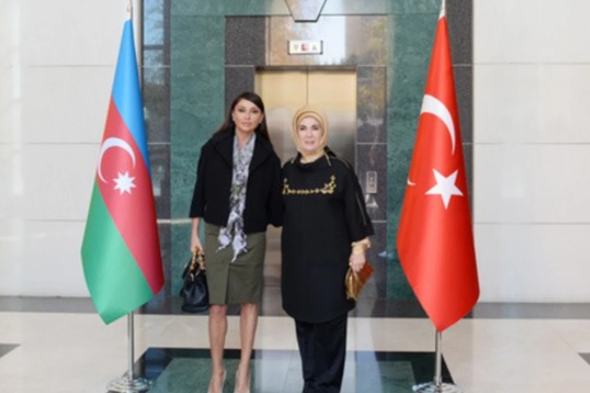 Azərbaycanın və Türkiyənin birinci xanımlarının görüşü olub