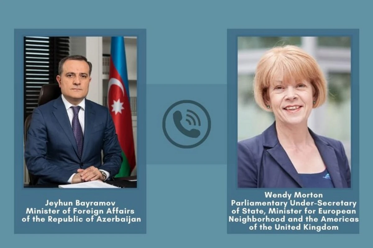Ceyhun Bayramovla Britaniyanın dövlət naziri arasında telefon danışığı olub