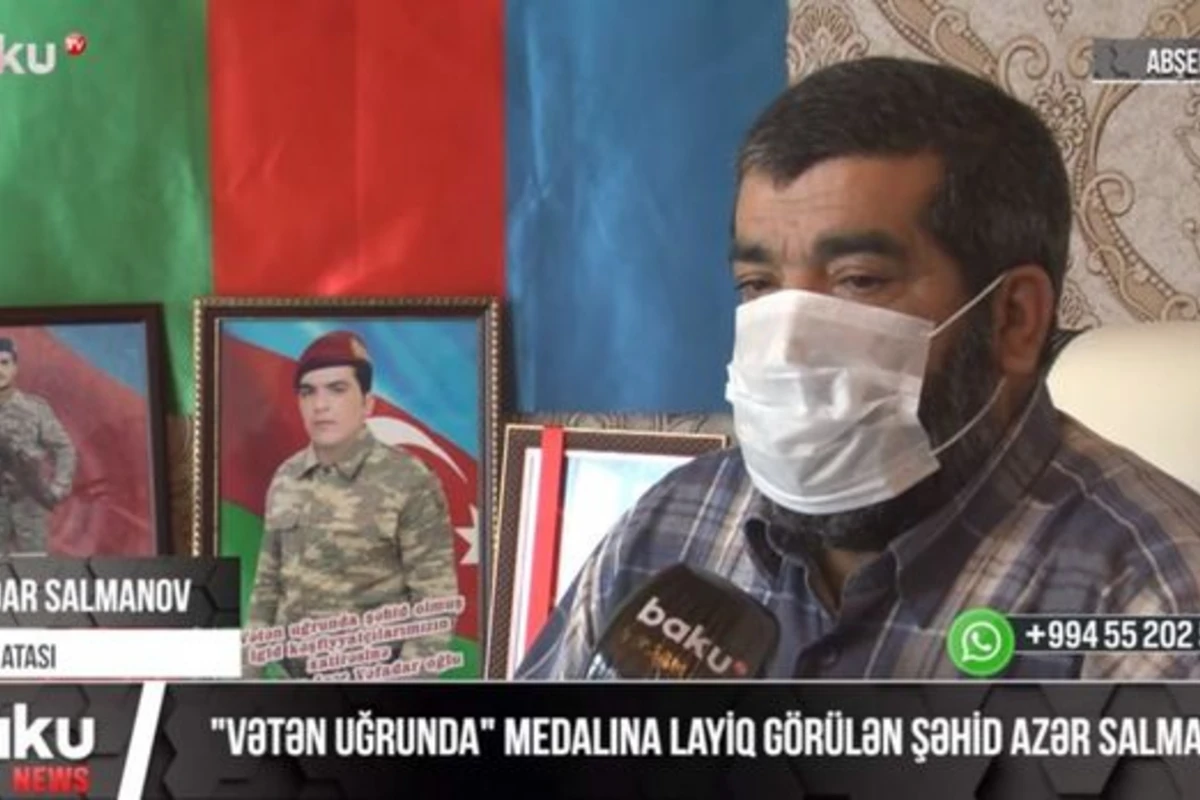 “Vətən uğrunda” medallı şəhidimizin atası: “Başımı uca tuturam, oğlumun qanı yerdə qalmadı” - VİDEO