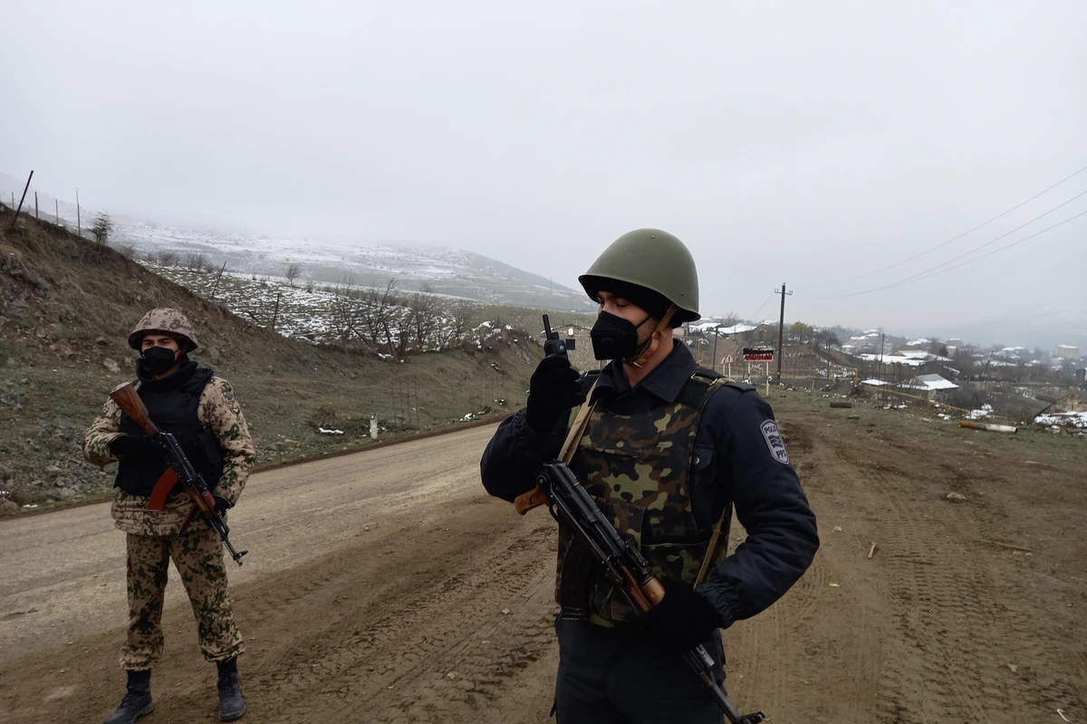 Azərbaycan polisi Xocavənd rayonunda xidmətini davam etdirir - FOTO