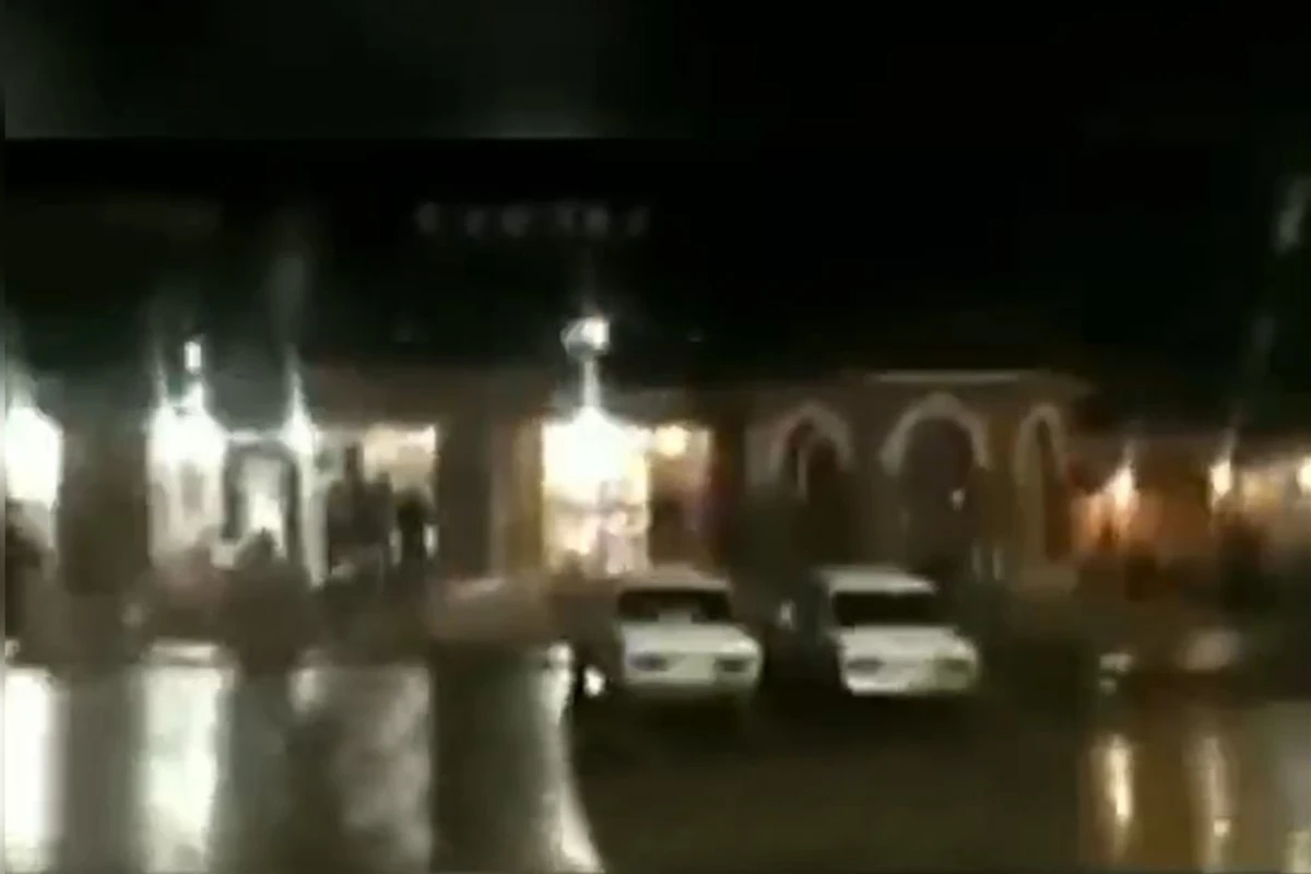 Азербайджанские солдаты в центре Ханкенди-ВИДЕО