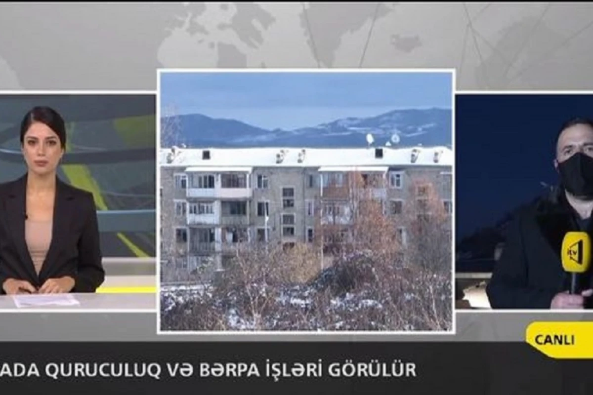 Şuşada bərpa və quruculuq işləri yüksək sürətlə həyata keçirilir - VİDEO