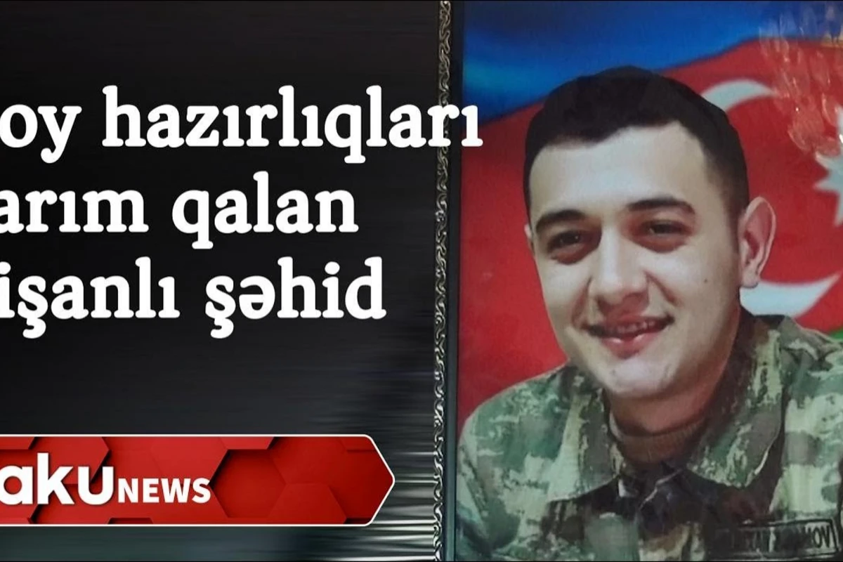 Toy hazırlıqları yarım qalan nişanlı şəhid – VİDEO
