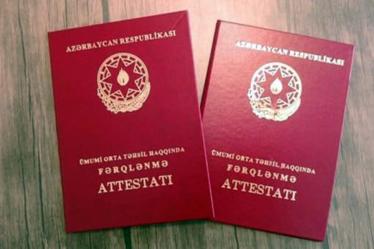 Bu il fərqlənmə attestatı ilə bitirən şagirdlərin sayı açıqlandı