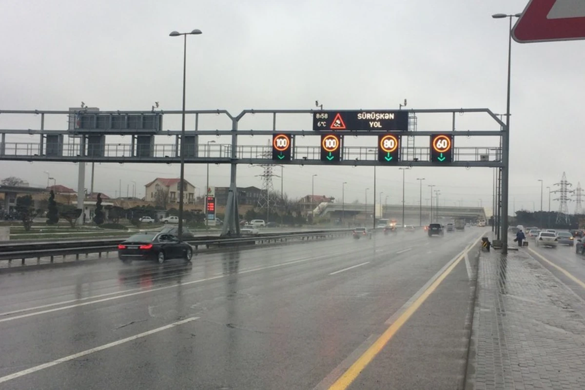 Bakının əsas magistral yollarında sürət həddi endirilib