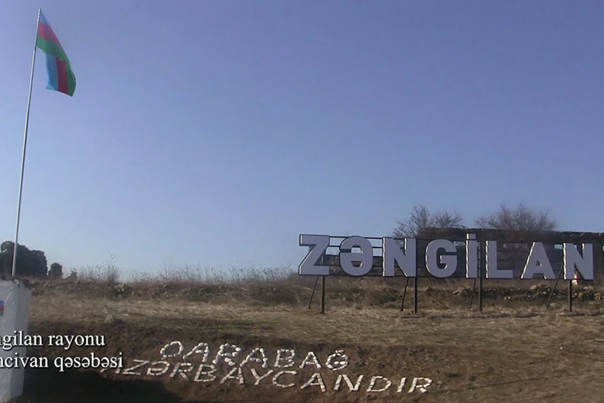 Zəngilan rayonunun Mincivan qəsəbəsindən videogörüntülər - VİDEO