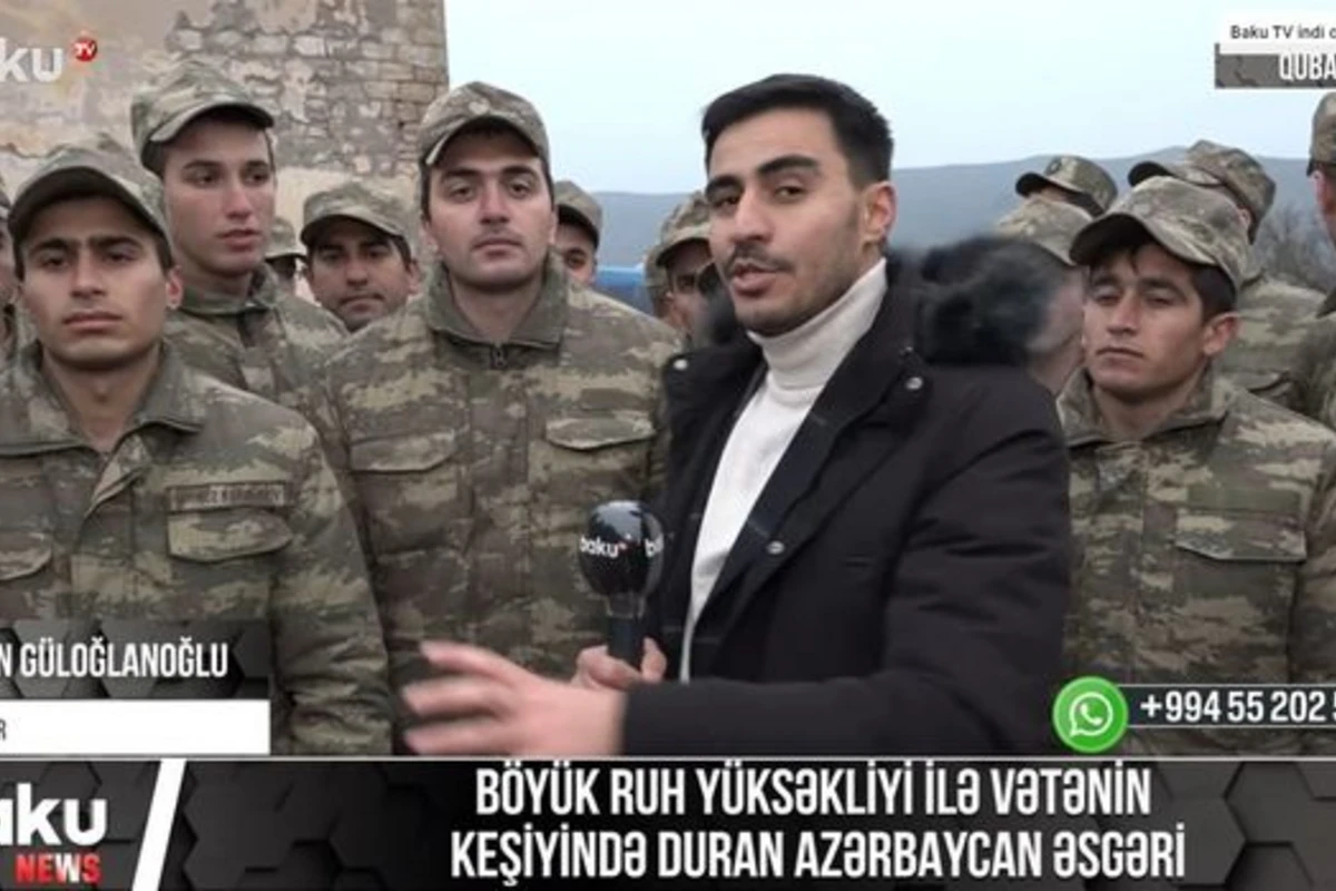 Böyük ruh yüksəkliyi ilə Vətənin keşiyində duran Azərbaycan əsgəri - VİDEO