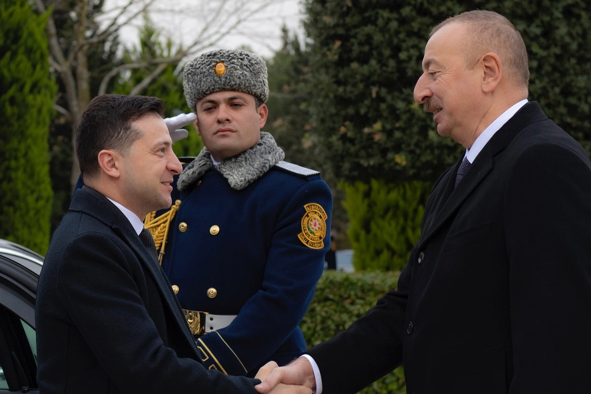 Zelenskidən İlham Əliyevlə bağlı paylaşım - FOTO