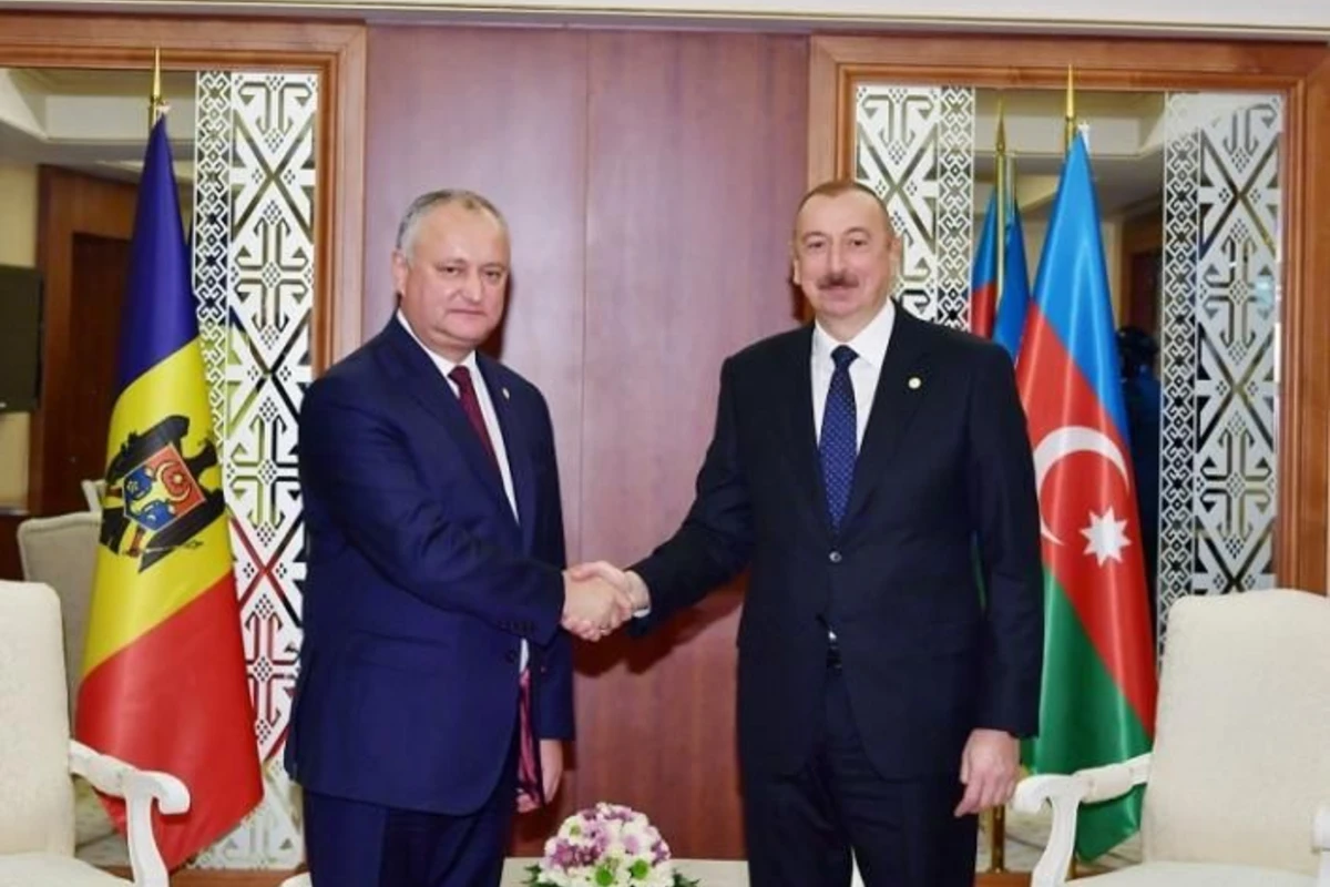 İqor Dodon Azərbaycan Prezidentini təbrik edib