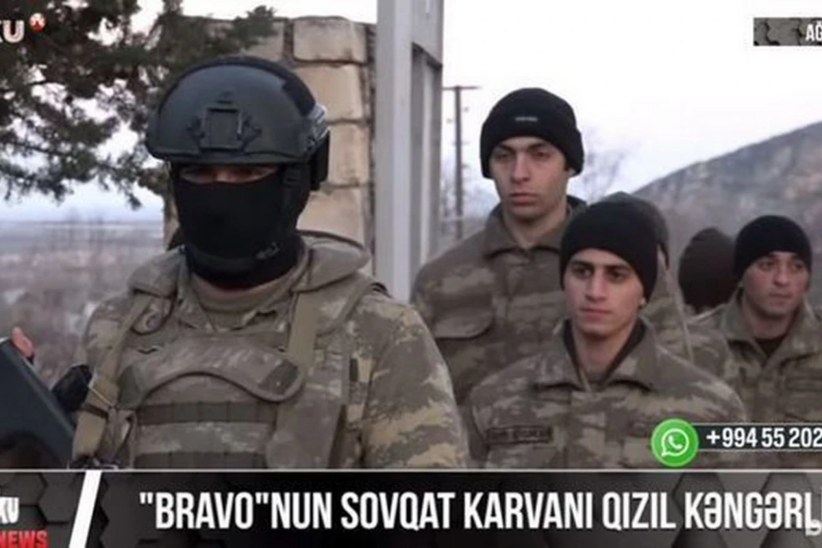 Bravo распределяет подарки для военнослужащих в Гызыл Кенгерли - ВИДЕО