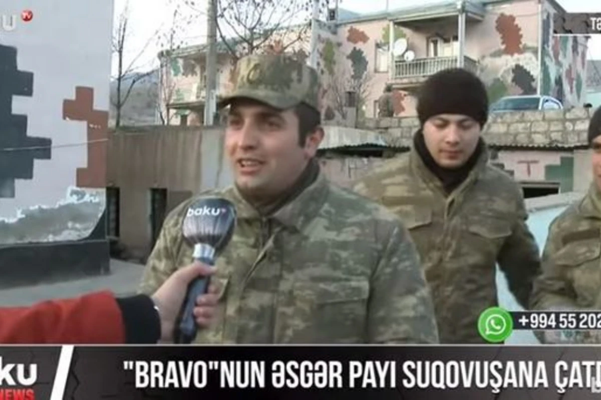 “Bravo”nun əsgər sovqatı Suqovuşana çatdı - VİDEO