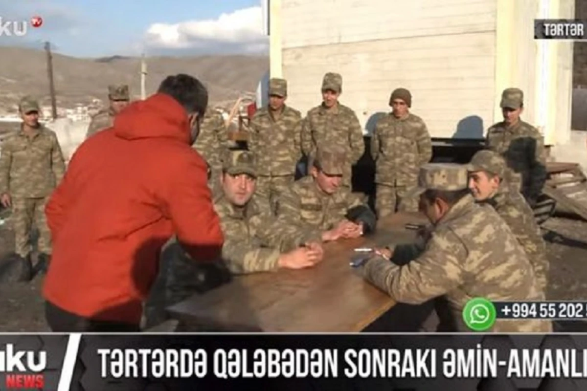 Tərtərdə qələbədən sonrakı əmin-amanlıq - VİDEO