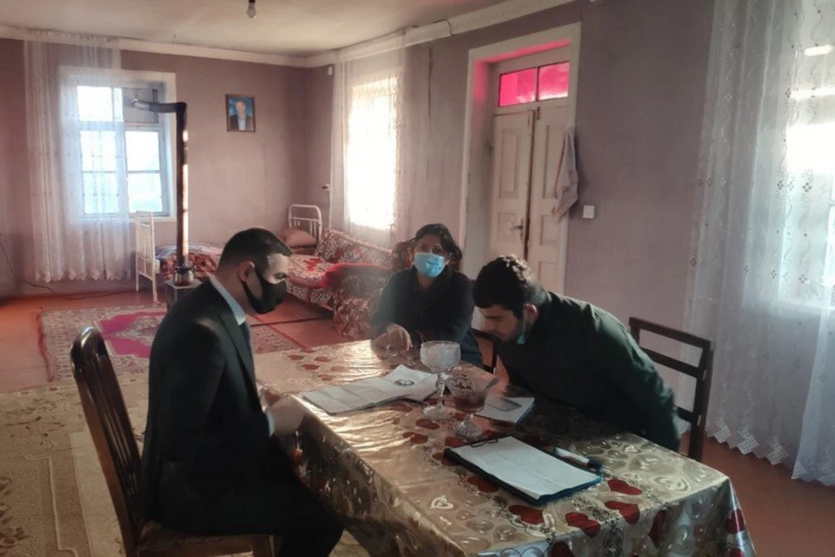 Goranboyda əsgər ailəsi üçün heyvandarlıq təsərrüfatı yaradılır