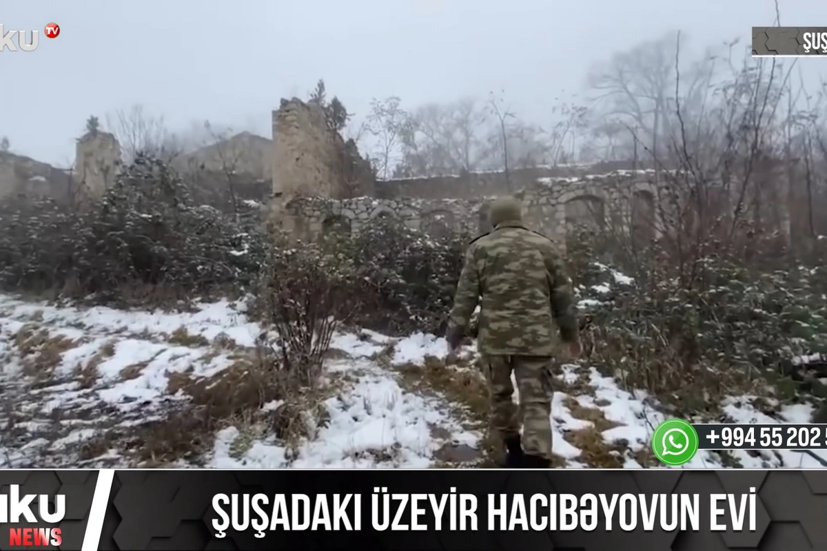 Üzeyir Hacıbəylinin Şuşadakı evi - VİDEO