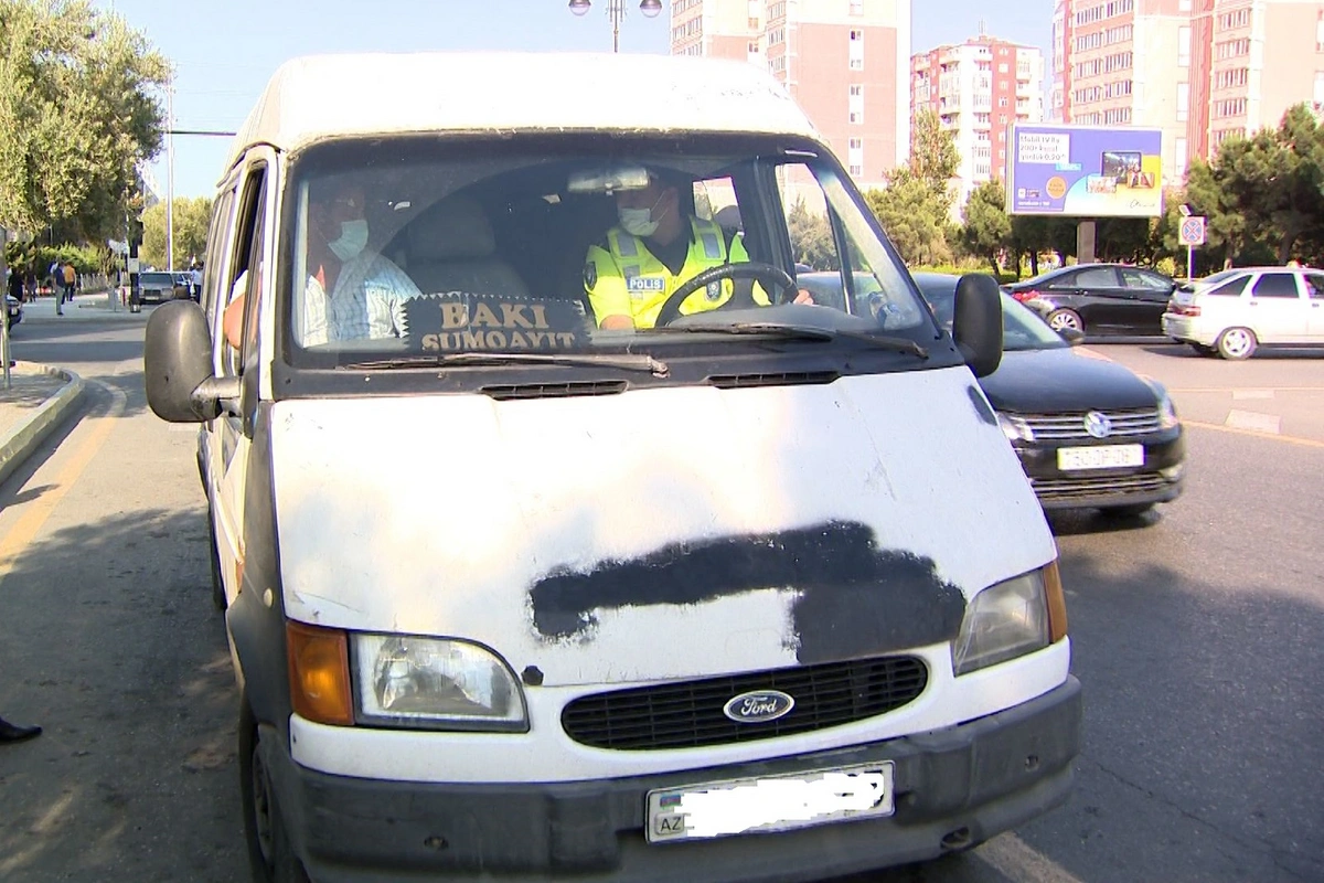 Qanunsuz sərnişindaşıma fəaliyyəti ilə məşğul olan mikroavtobuslar aşkarlandı