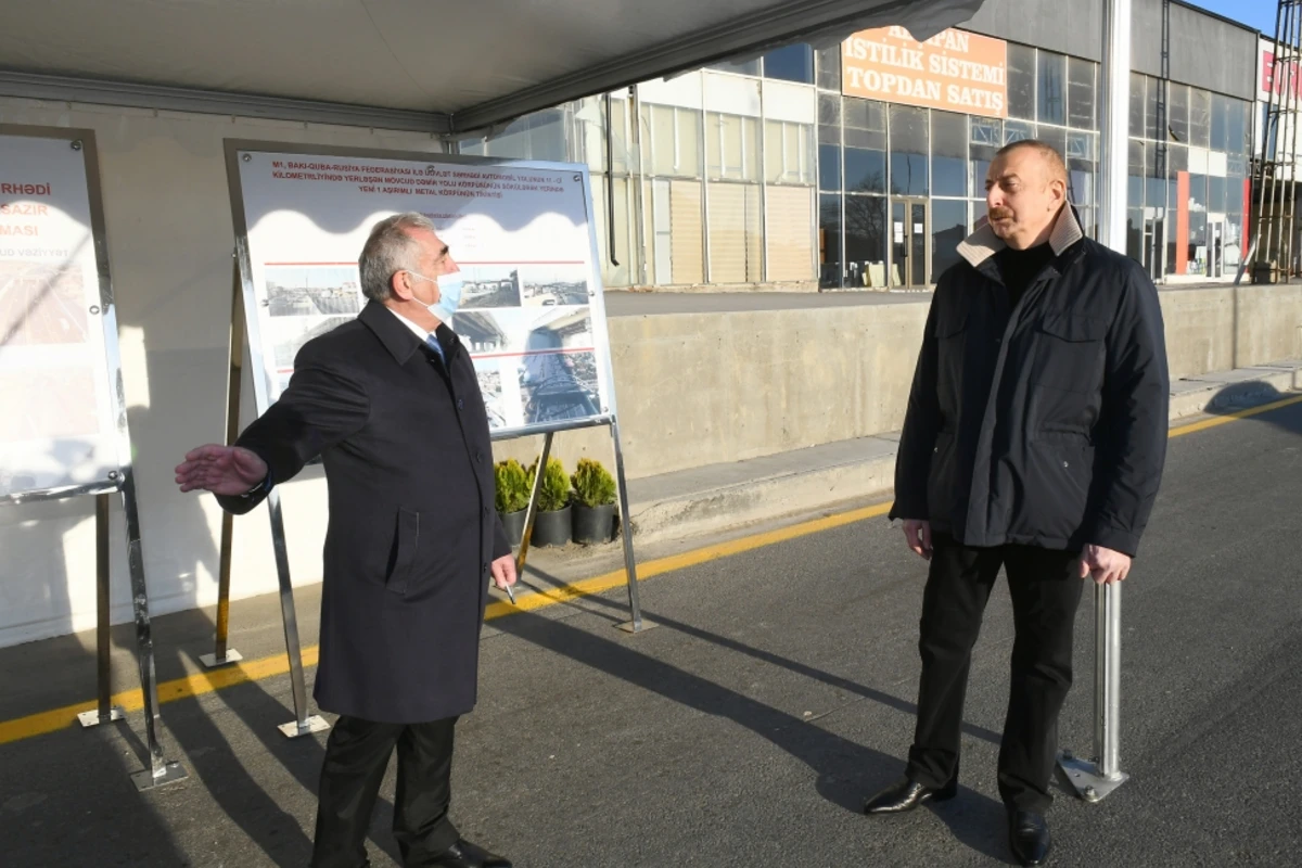 Prezident yeni yolun açılışında iştirak edib - FOTO