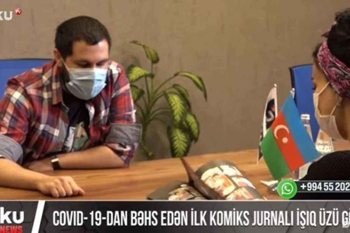 “Global Media Group” COVID-19-dan bəhs edən ilk komiks jurnalı nəşr etdi - VİDEO