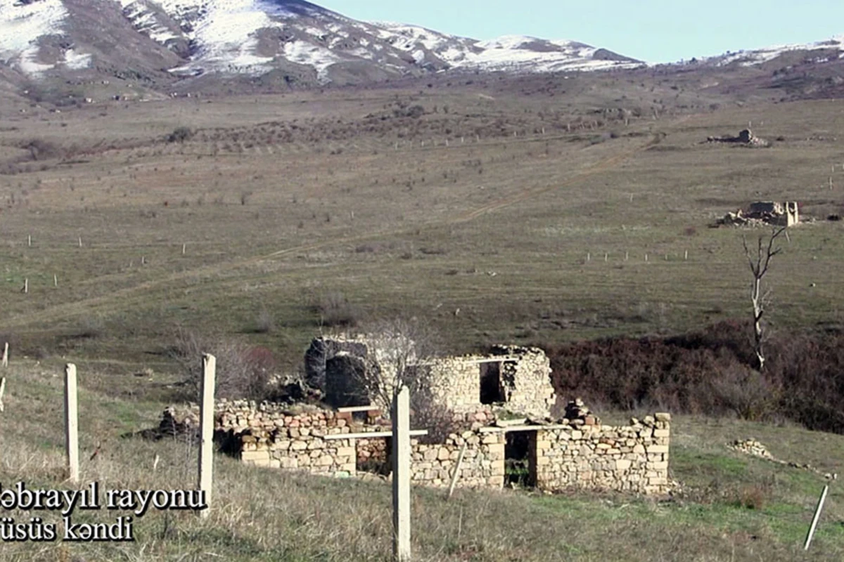 İşğaldan azad edilmiş Cəbrayılın daha bir kəndindən görüntülər - VİDEO