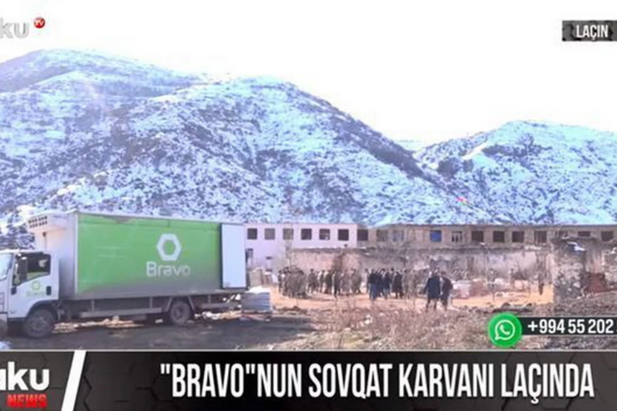 Bravo доставил гостинцы военнослужащим в Лачыне - ВИДЕО