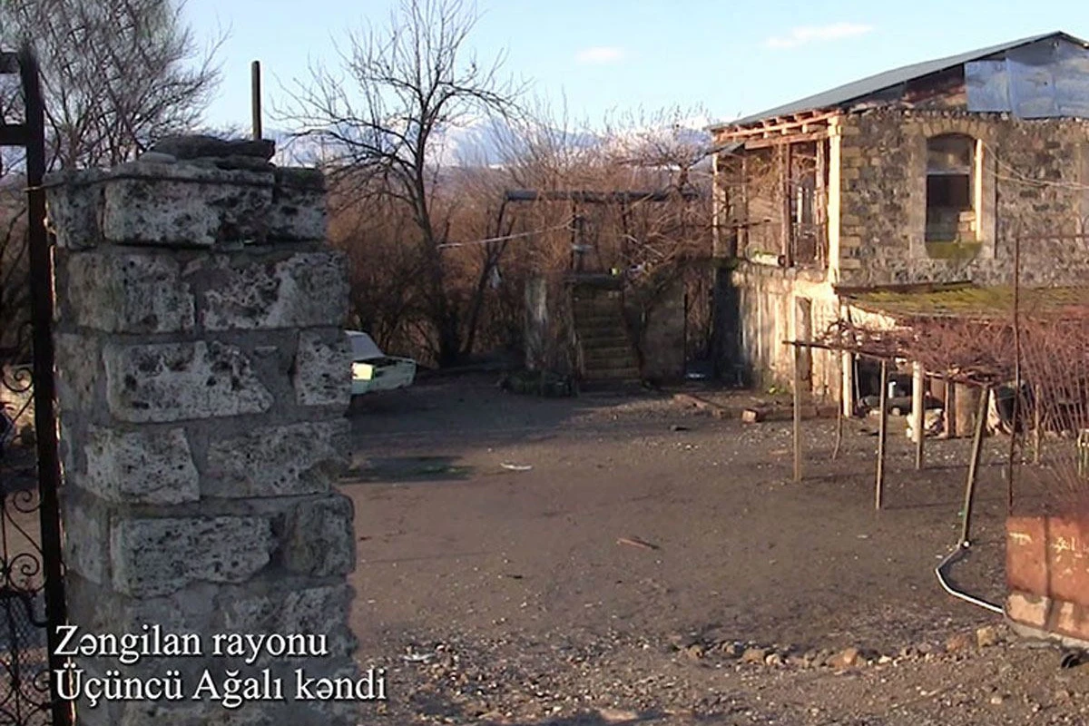 Zəngilan rayonunun Üçüncü Ağalı kəndi - VİDEO