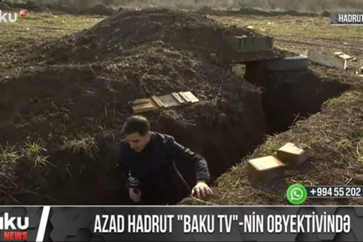 Hadrutda bir gün: Atılmış düşmən silahları, ordumuza müqavimət üçün qazılmış səngərlər... - VİDEOREPORTAJ Hadrutda bir gün: Atılmış düşmən silahları, ordumuza müqavimət üçün qazılmış səngərlər... - VİDEOREPORTAJ
