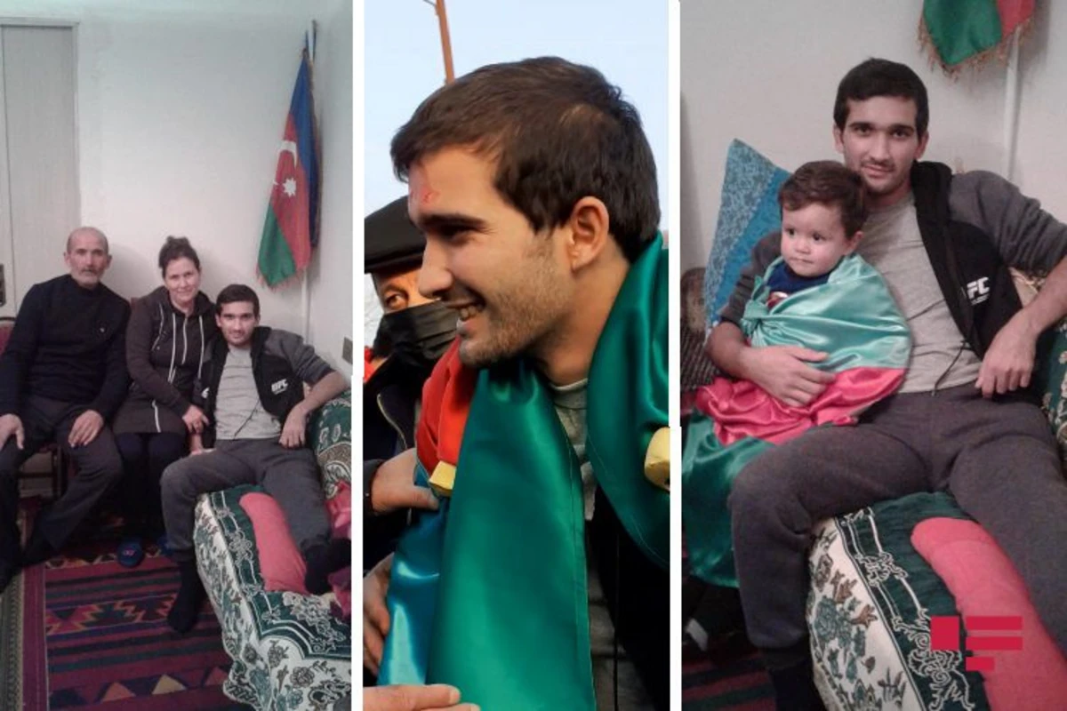 Əsirlikdən sonra reabilitasiya olunan Yəhya Abdinov ailəsinə dönüb