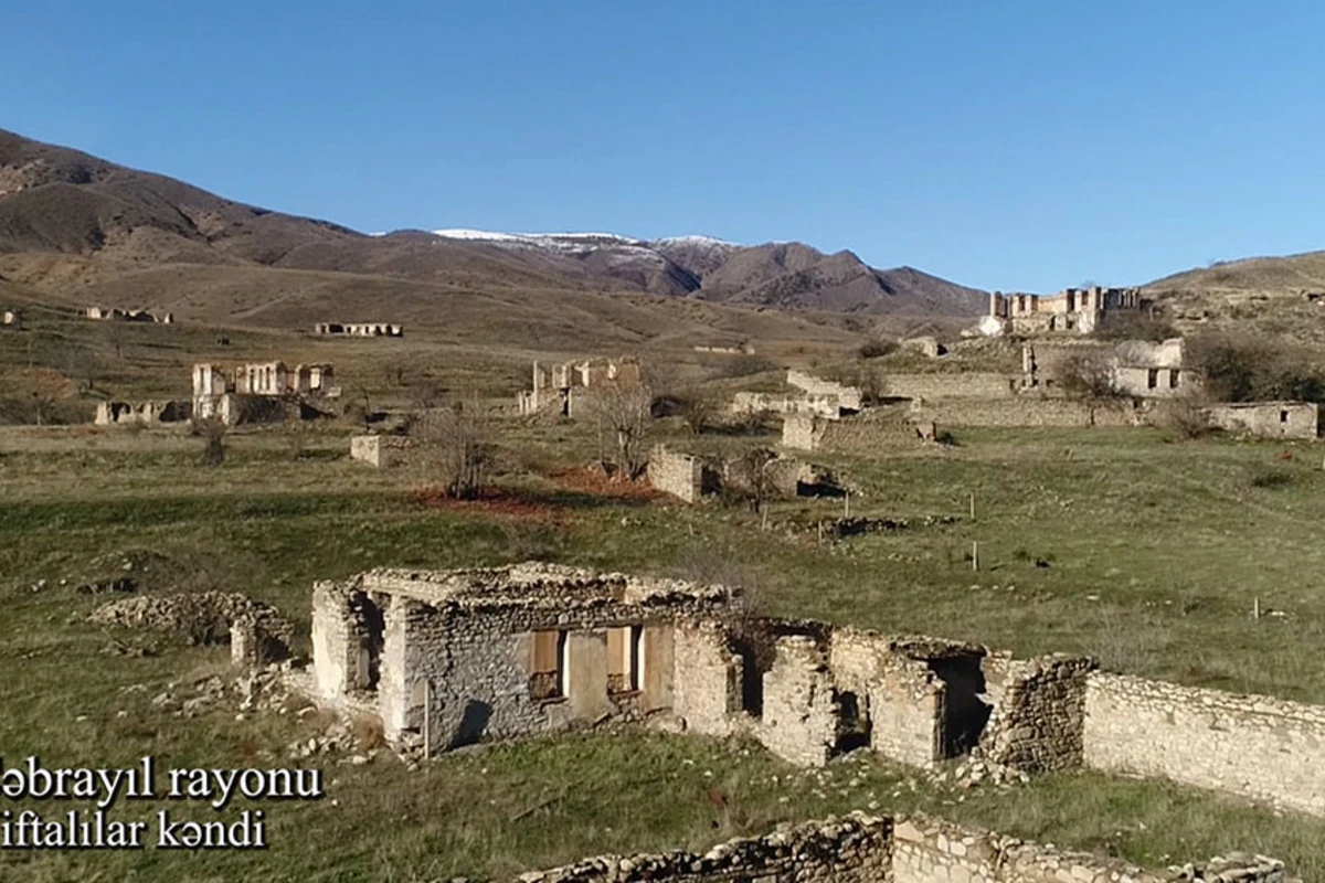İşğaldan azad edilmiş Cəbrayılın daha bir kəndindən görüntülər - VİDEO