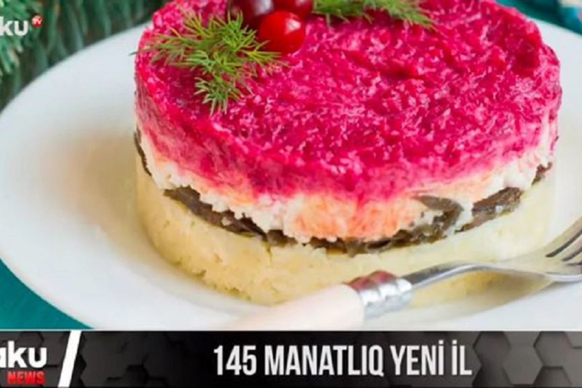 145 manatlıq yeni il süfrəsi - VİDEO