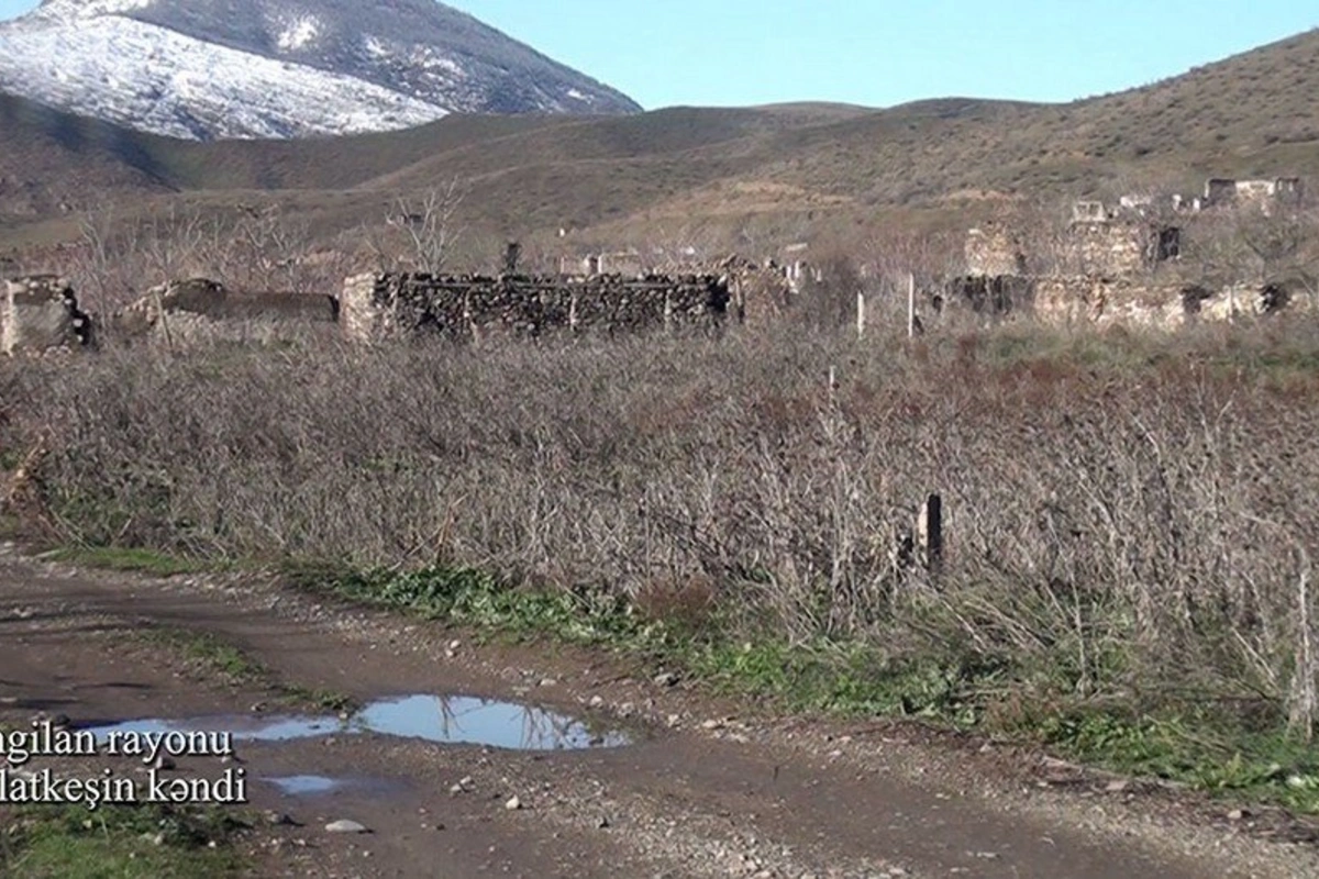 Zəngilan rayonunun Malatkeşin kəndindən görüntülər - VIDEO