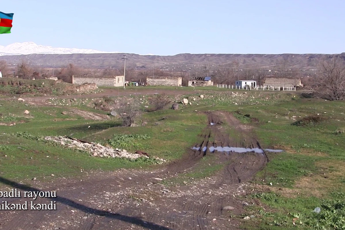 Минобороны показало село Еникенд Губадлинского района - ВИДЕО
