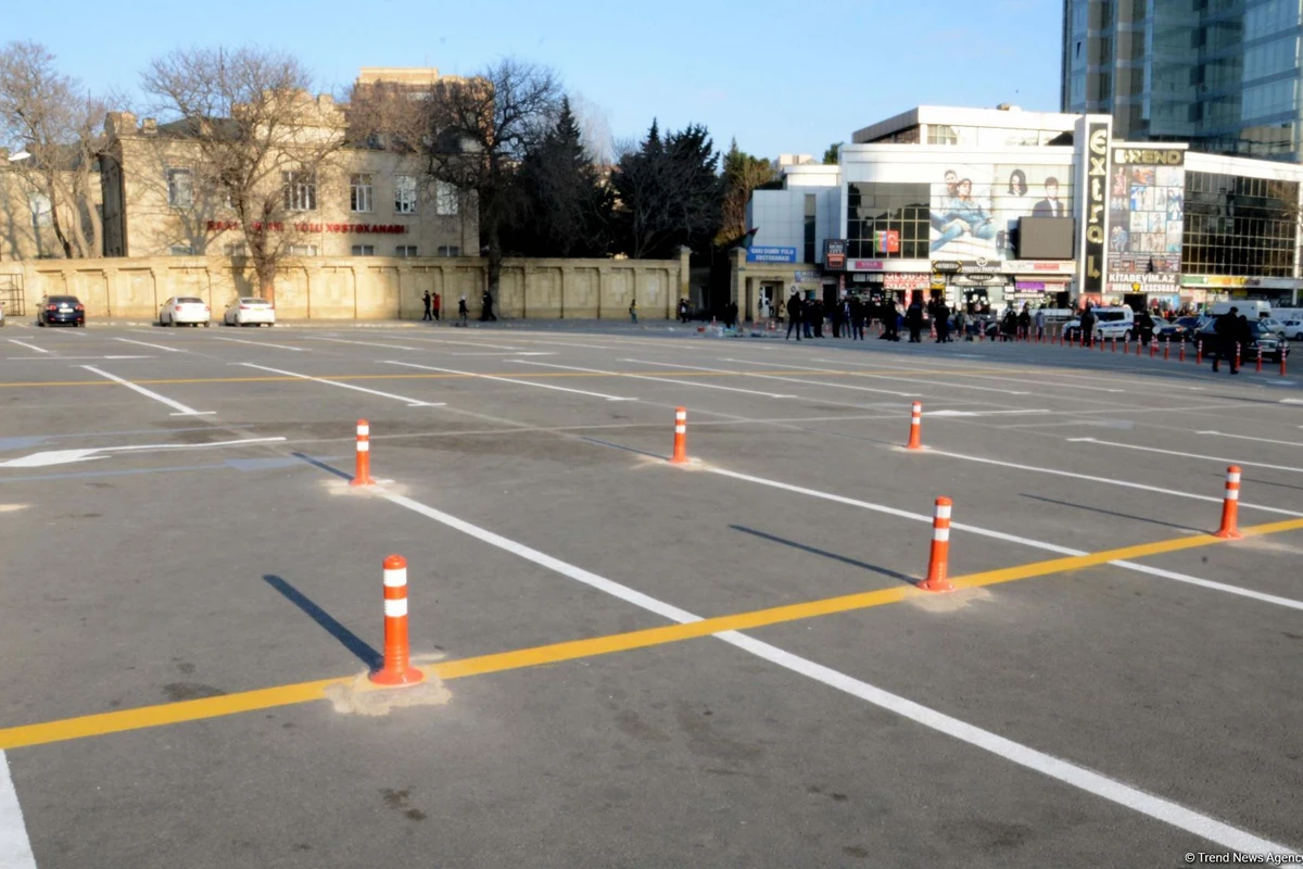 В центре Баку создана новая платная парковка - ФОТО