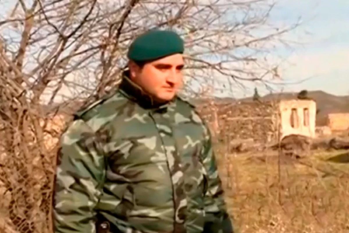 Xudafərinin və Zəngilanın düşməndən təmizləndiyini Ali Baş Komandana məruzə edən polkovnik - VİDEO