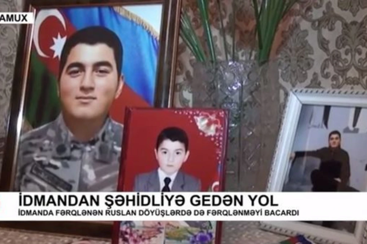 Xüsusi təyinatlı qüvvələrin əsgəri şəhid Ruslan Əsədov - VİDEO
